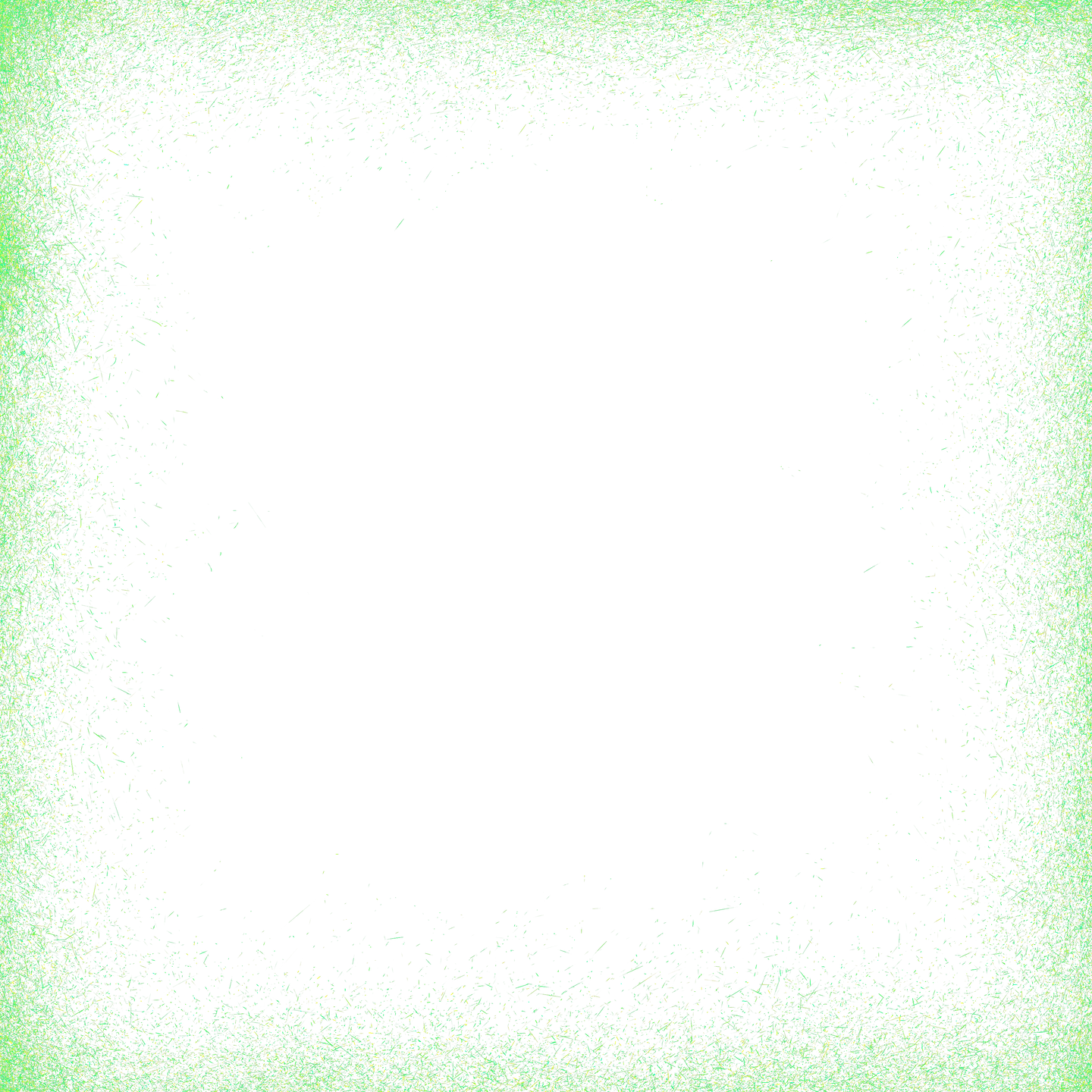 green sparkle glitter frame